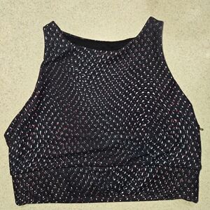 Spyder Womens Athletic Sports Bra Size Medium Racer Back Black Design